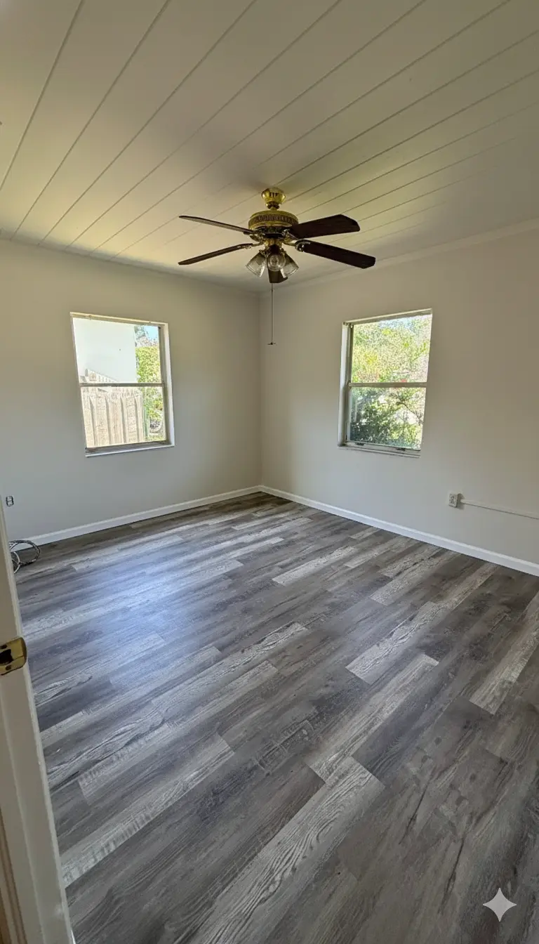 LVP Flooring & Baseboards