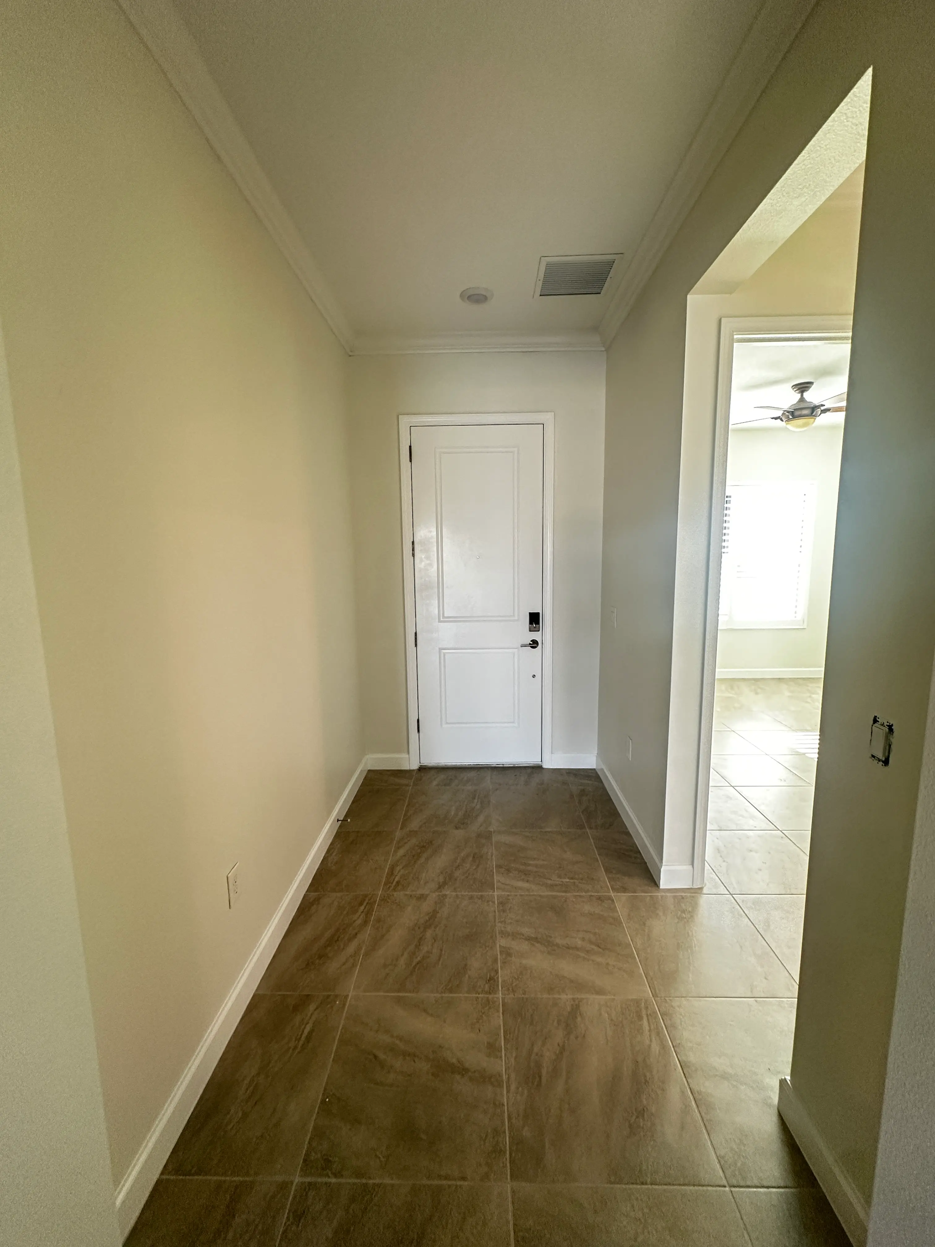 Hallway and entry after interior painting